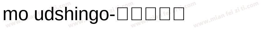 mo udshingo字体转换